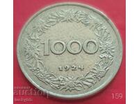 1000 de coroane 1924 - Austria