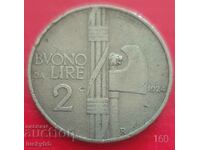 2 lire 1924 - Italy