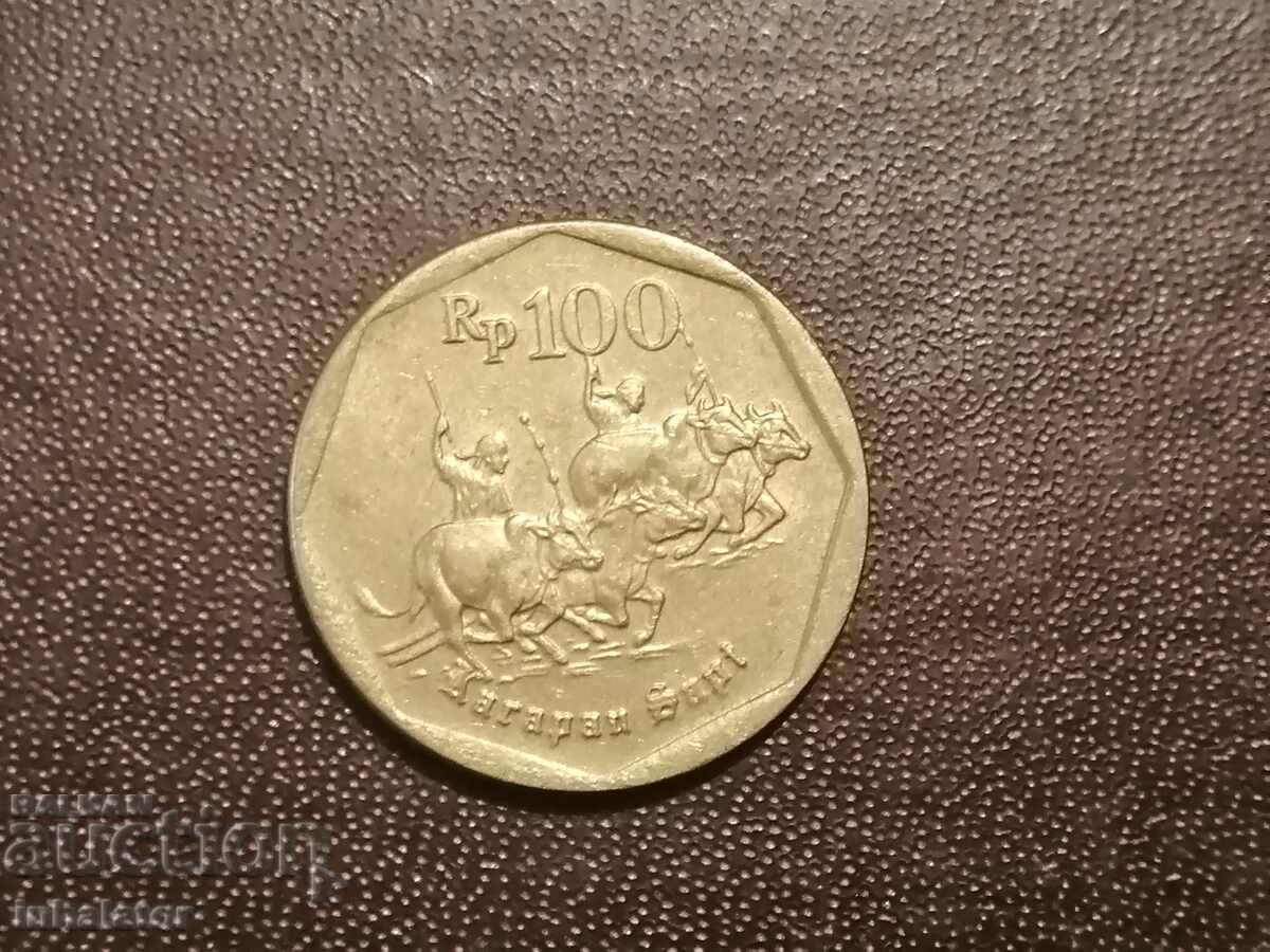 1996 100 rupiah Indonesia