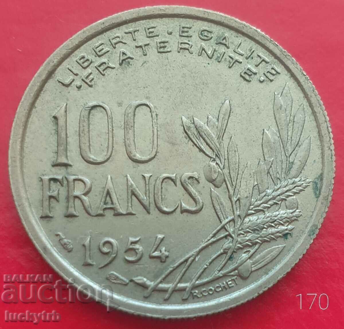 100 de franci 1954 - Franta 100 de franci 1954 - Franta