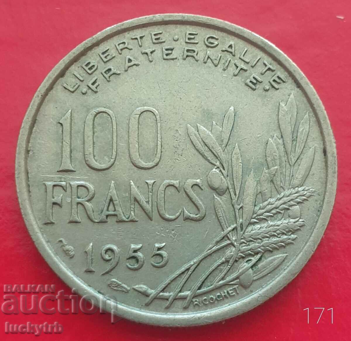 100 de franci 1955 - Franta