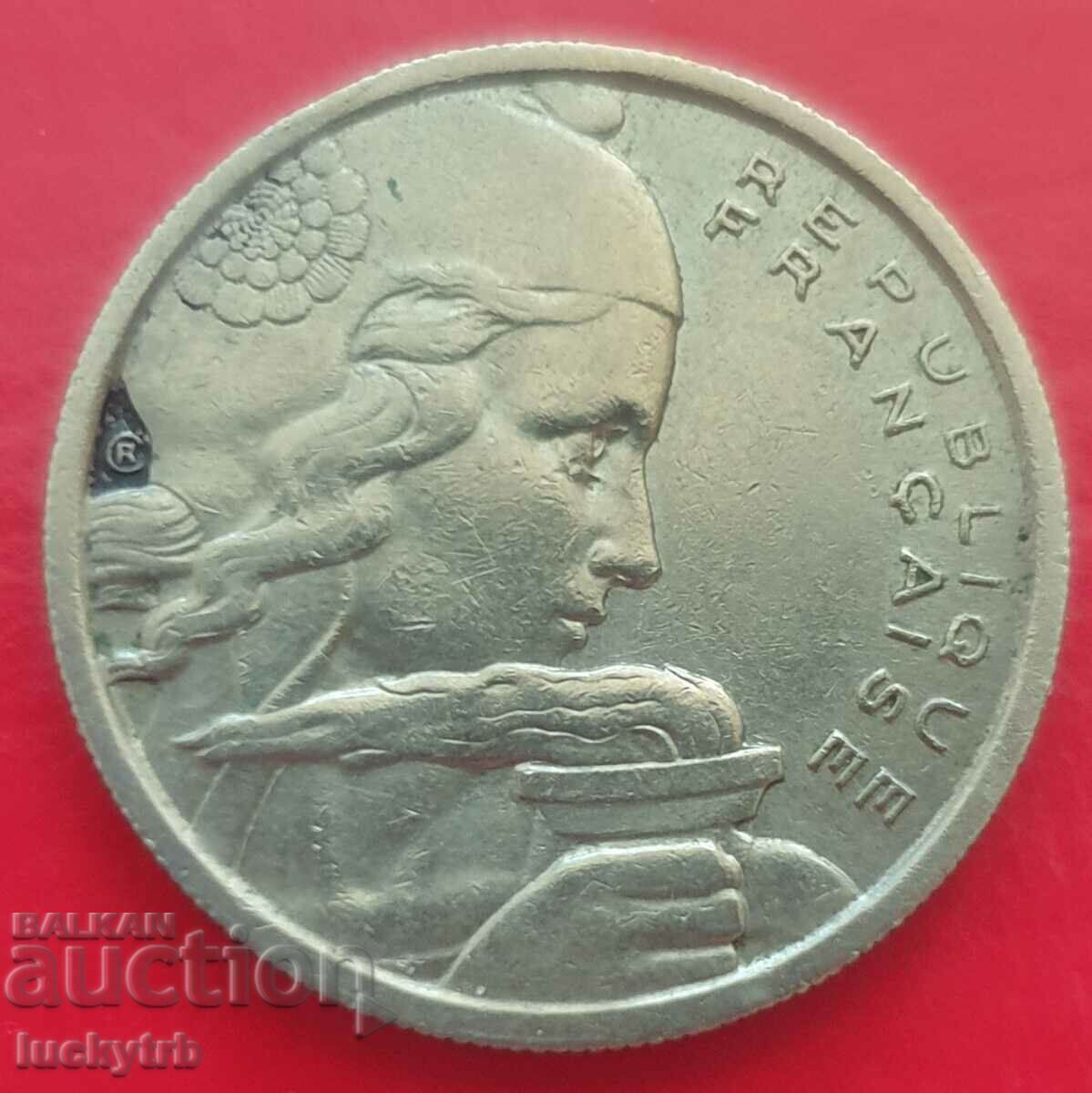 100 franci 1955 „B” - Franța cu preț € 0.80 | 1.56 BGN