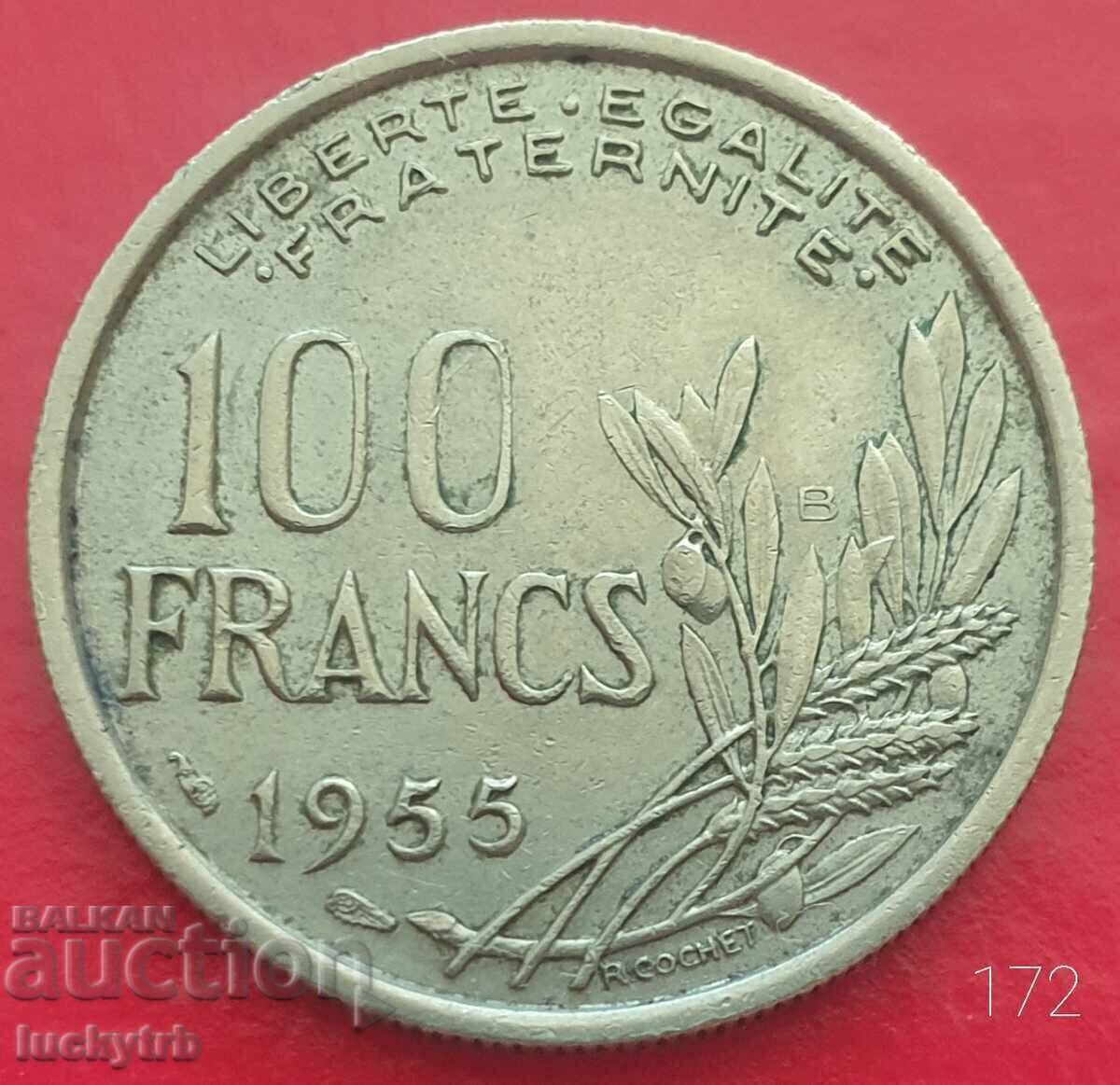 100 franci 1955 „B” - Franța