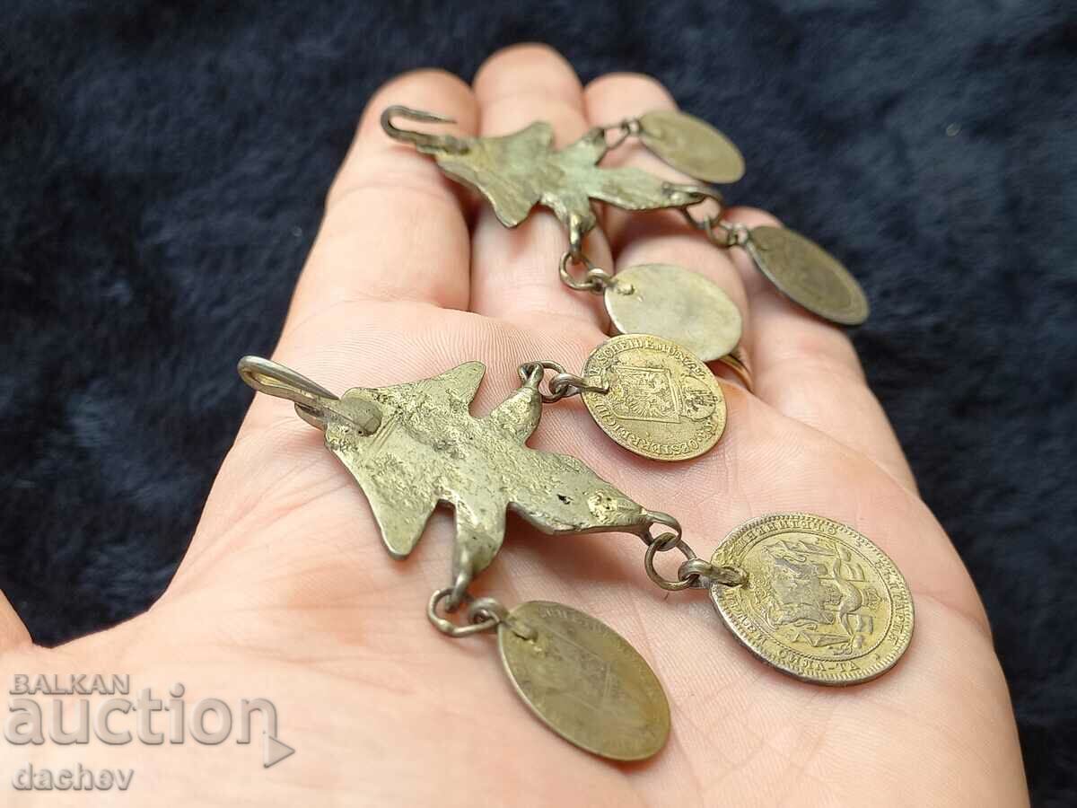 2 Silver Hirovima ESHKA Flashing silver coins jewelry costume - 6 2 Silver Hirovima ESHKA Flashing silver coins jewelry costume - 6