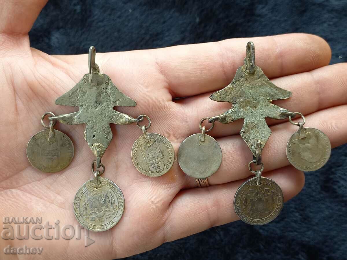 2 Silver Hirovima ESHKA Flashing silver coins jewelry costume - 7 2 Silver Hirovima ESHKA Flashing silver coins jewelry costume - 7