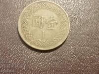 Taiwan 1 dollar 1981 - 2023 Chiang Kai-shek