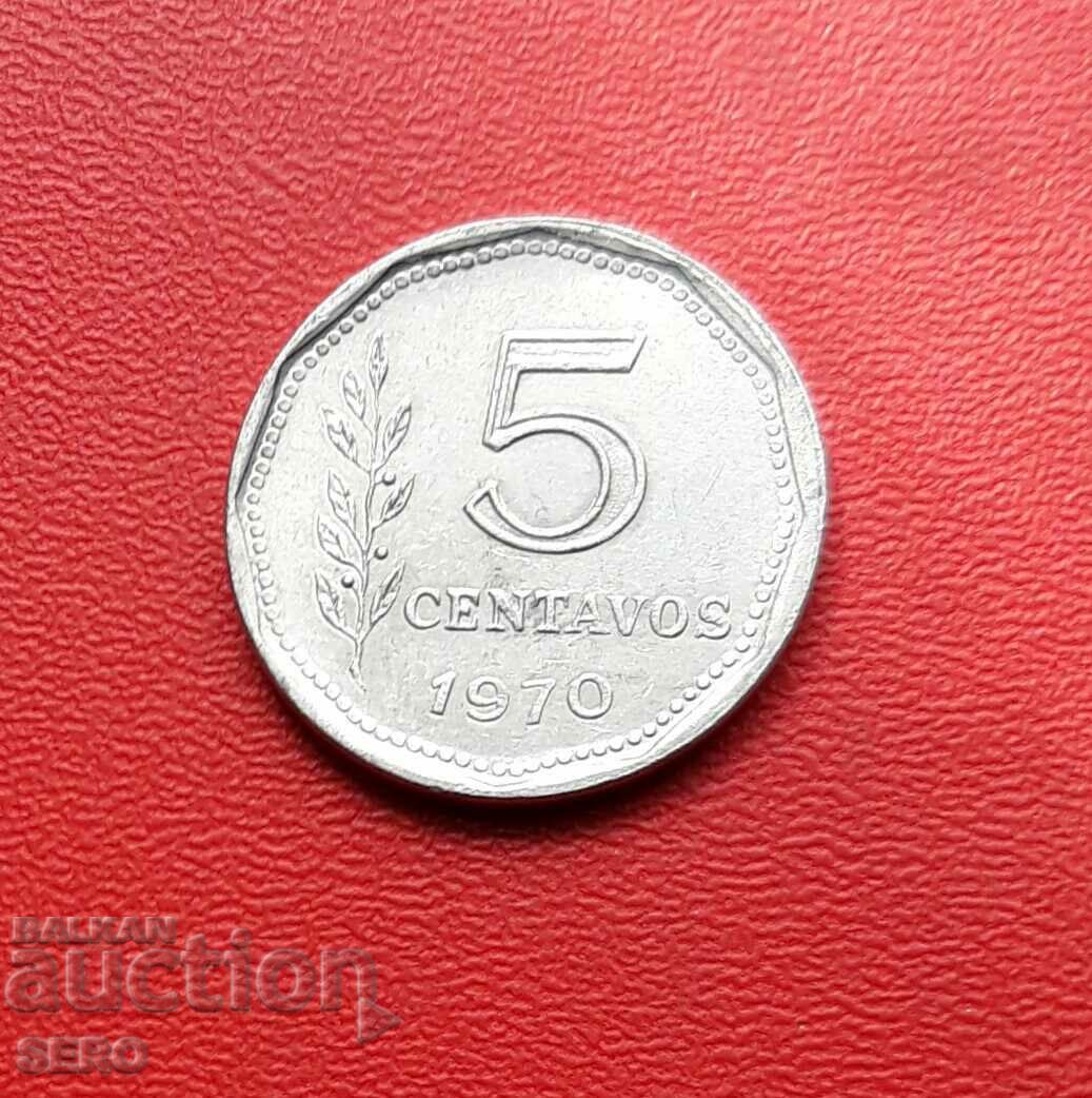 Αργεντινή-5 centavos 1970