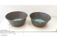 SET OF BRONZE BOWS, SCALE BOWL