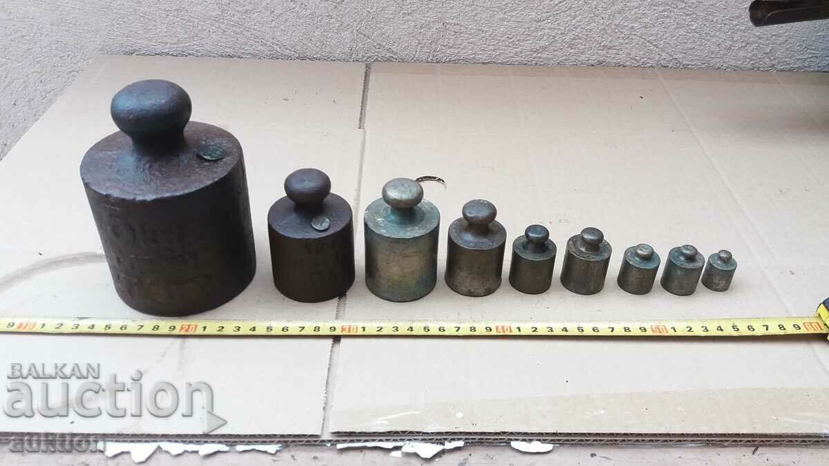 ΣΕΤ ΒΑΡΩΝ ΓΙΑ ΜΠΑΜΠΛΕΣ 5 KG MACE. ΕΩΣ 100 ΓΡ.-ΜΠΡΟΝΖΕ με τιμή 46.99 BGN | € 24.03