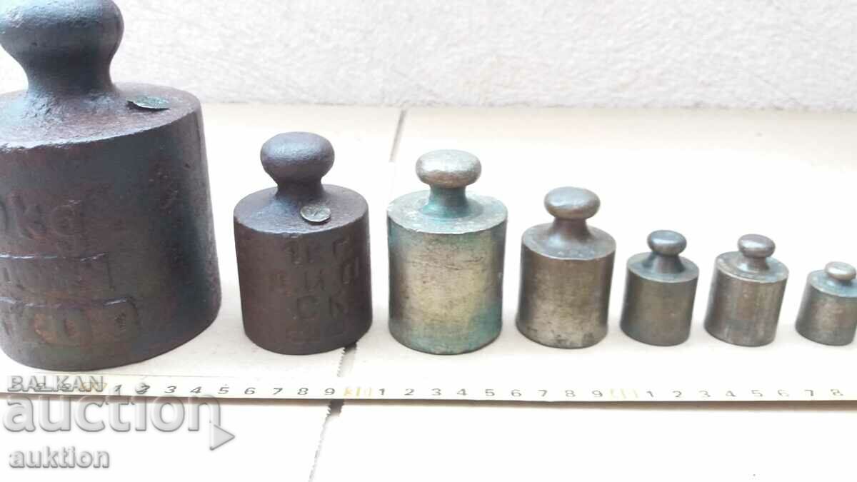 Παράδοση ΣΕΤ ΒΑΡΩΝ ΓΙΑ ΜΠΑΜΠΛΕΣ 5 KG MACE. ΕΩΣ 100 ΓΡ.-ΜΠΡΟΝΖΕ