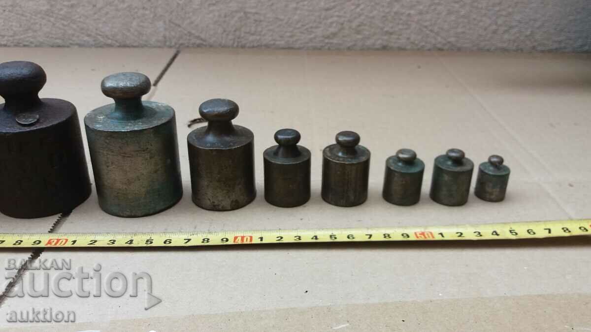 ΣΕΤ ΒΑΡΩΝ ΓΙΑ ΜΠΑΜΠΛΕΣ 5 KG MACE. ΕΩΣ 100 ΓΡ.-ΜΠΡΟΝΖΕ - 5