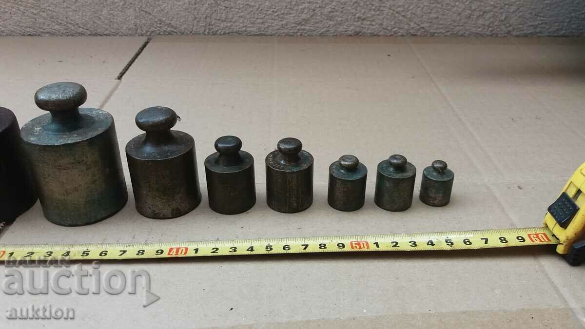 ΣΕΤ ΒΑΡΩΝ ΓΙΑ ΜΠΑΜΠΛΕΣ 5 KG MACE. ΕΩΣ 100 ΓΡ.-ΜΠΡΟΝΖΕ - 6