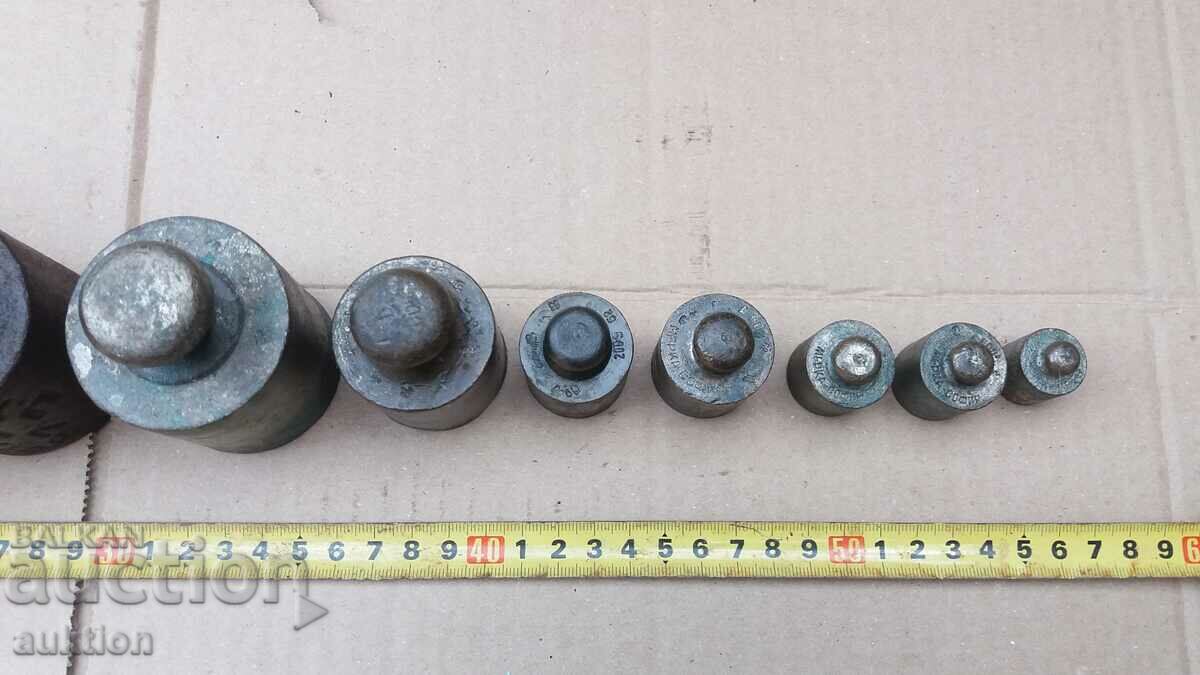 ΣΕΤ ΒΑΡΩΝ ΓΙΑ ΜΠΑΜΠΛΕΣ 5 KG MACE. ΕΩΣ 100 ΓΡ.-ΜΠΡΟΝΖΕ - 7