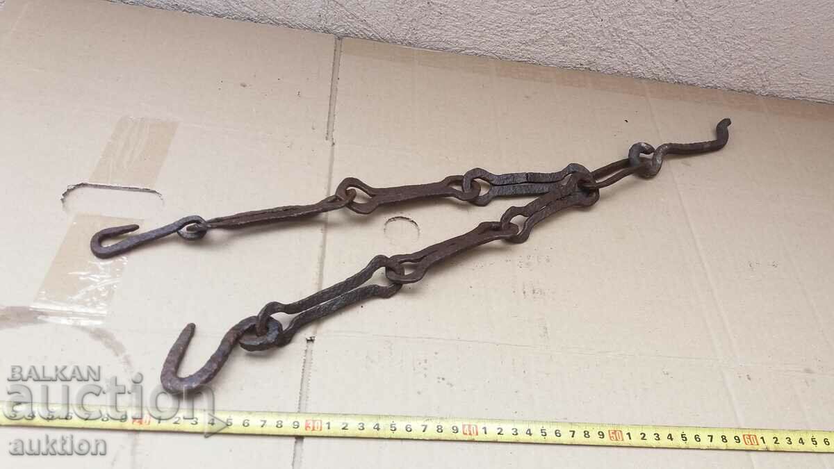 FORGED LINK, FIREPLACE CHAIN