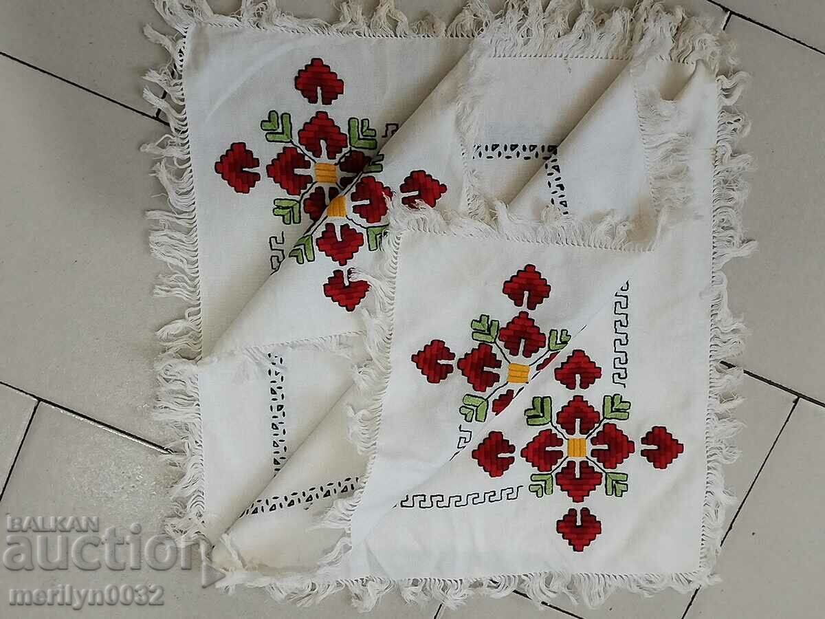 Old embroidered check, tablecloth, milo, Bulgarian embroidery with price 49.00 BGN | € 25.05 Old embroidered check, tablecloth, milo, Bulgarian embroidery with price 49.00 BGN | € 25.05