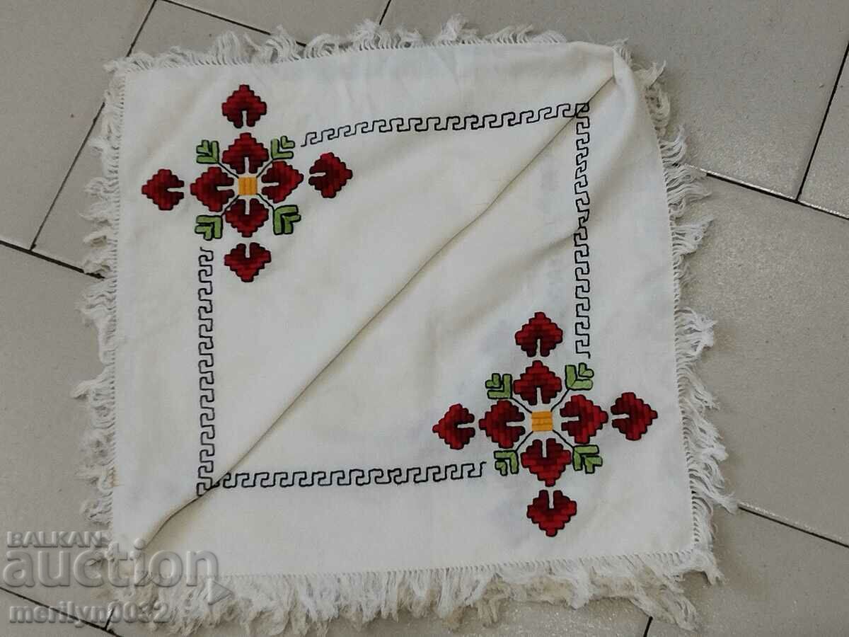 Delivery of Old embroidered check, tablecloth, milo, Bulgarian embroidery Delivery of Old embroidered check, tablecloth, milo, Bulgarian embroidery