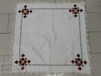 Old embroidered check, tablecloth, milo, Bulgarian embroidery