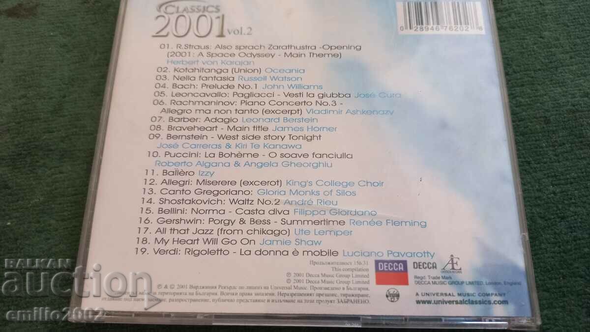 Auction Audio CD Classics 2001 Auction Audio CD Classics 2001