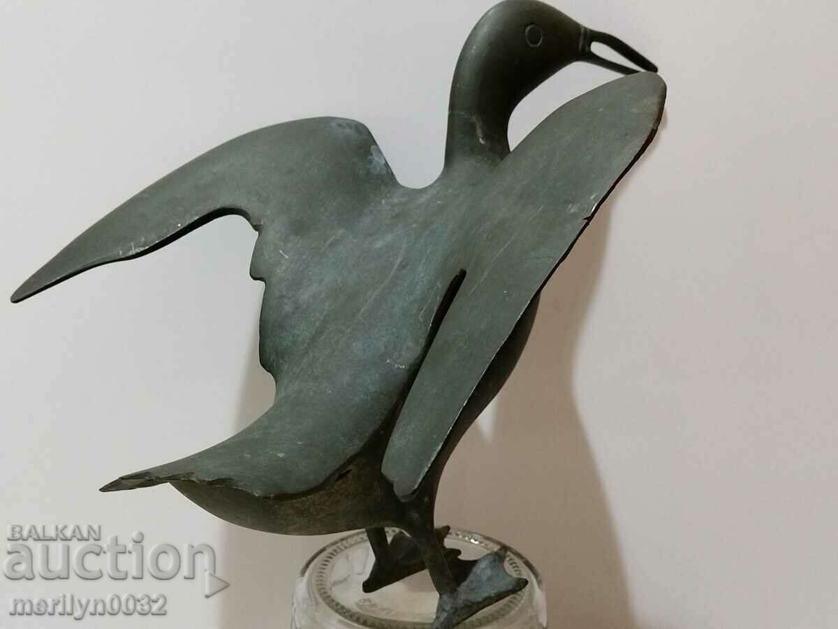 Bronze statuette Seagull sculpture bronze figure 27/18cm - 6 Bronze statuette Seagull sculpture bronze figure 27/18cm - 6