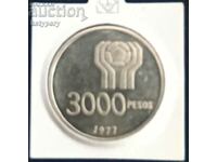 3000 песос 1977 Световно по футбол 1978 Аржентина