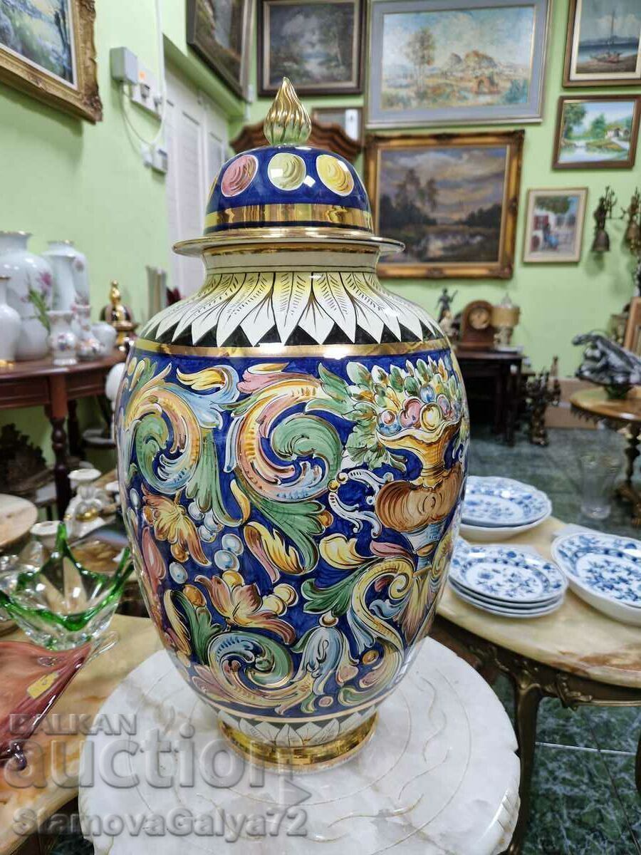 Μια μεγάλη ιταλική πορσελάνινη τεφροδόχος - 5 Μια μεγάλη ιταλική πορσελάνινη τεφροδόχος - 5