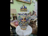 A great large Italian porcelain urn