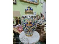 A great large Italian porcelain urn