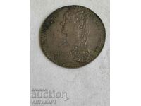 France 1740 Maria Leshtinska 7.31g silver token rare