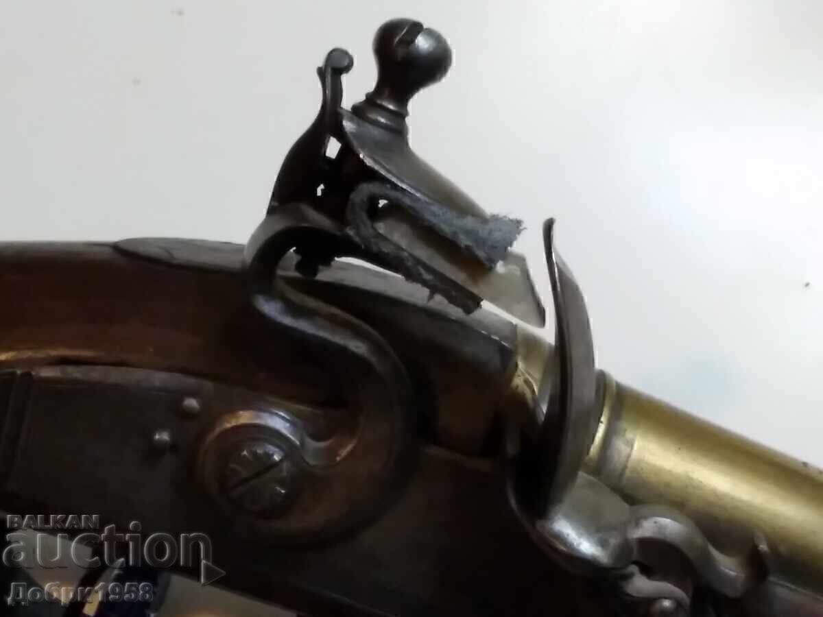 PUȘCĂ CU CREMENE TIP "TROMBON" - 11 PUȘCĂ CU CREMENE TIP "TROMBON" - 11