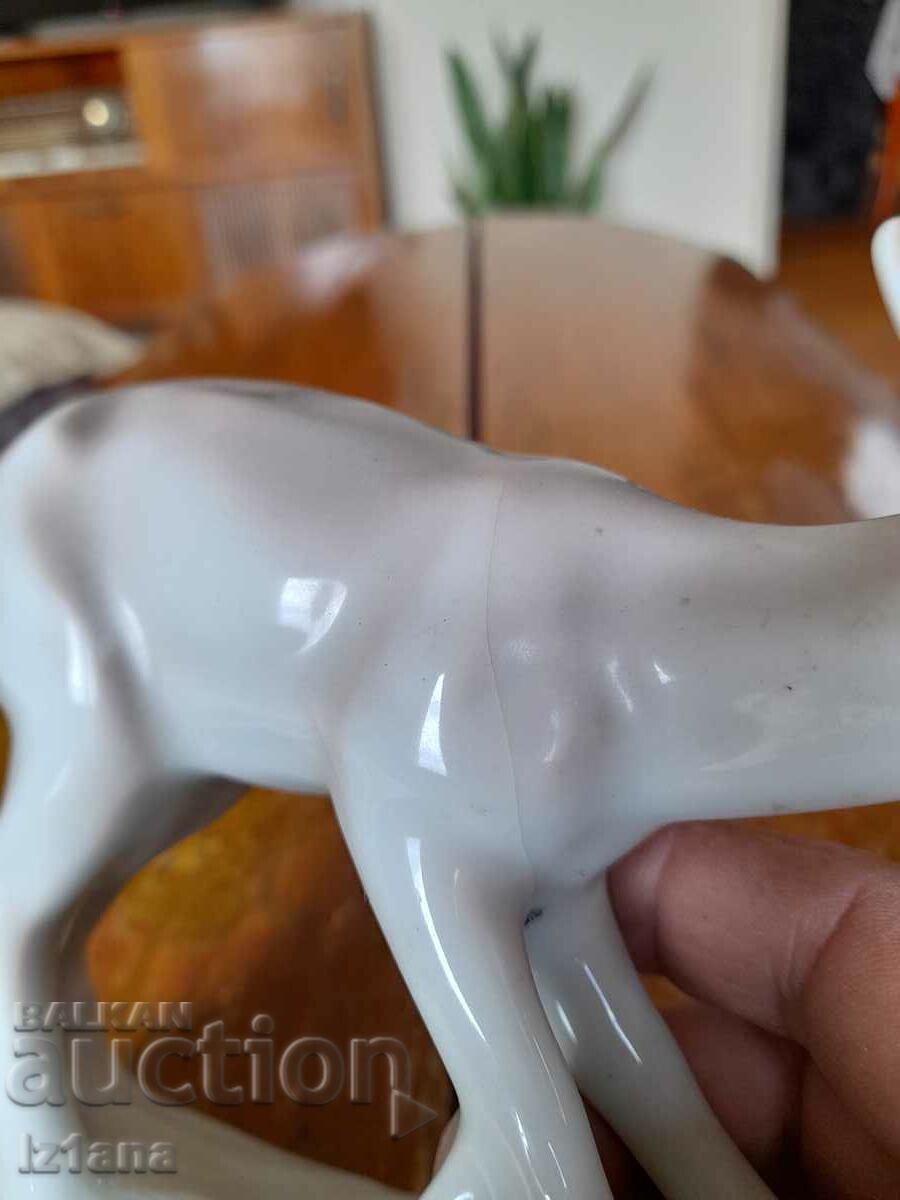 Old porcelain figure, doe - 5 Old porcelain figure, doe - 5