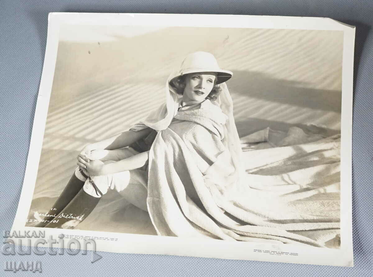 1936 Actriță de film mare MARLENE DIETRICH