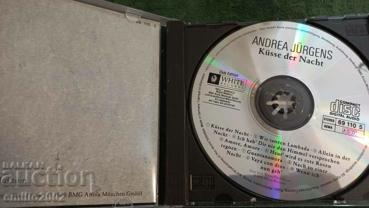 Audio CD Andrea Jurgens with price 2.99 BGN | € 1.53 Audio CD Andrea Jurgens with price 2.99 BGN | € 1.53