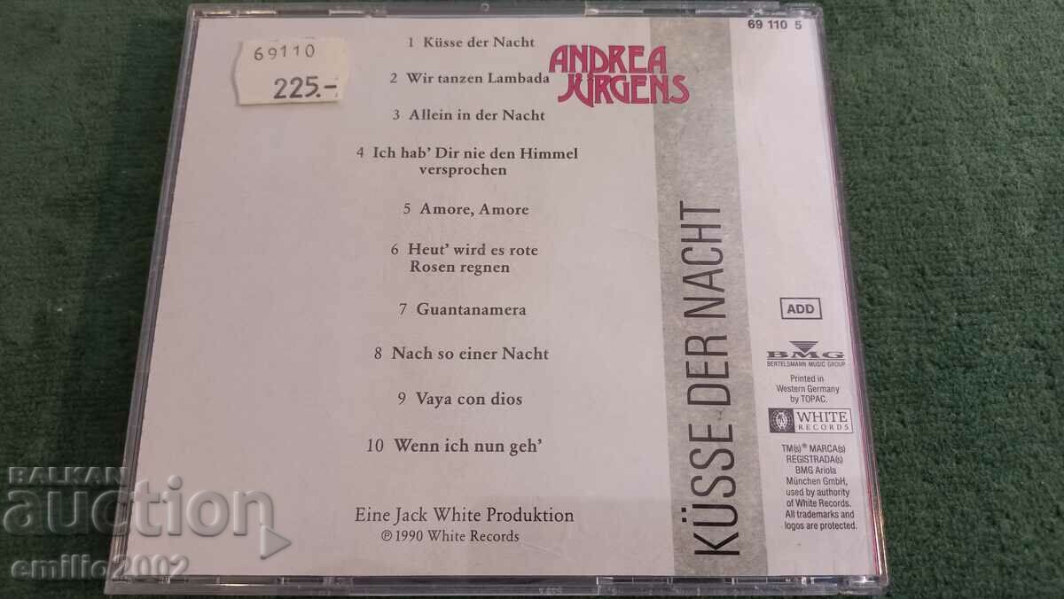 Auction Audio CD Andrea Jurgens Auction Audio CD Andrea Jurgens