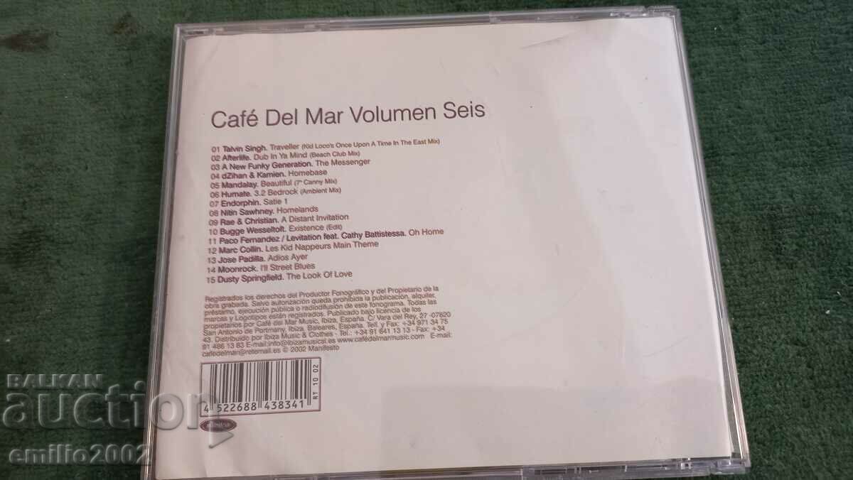 Auction Audio CD Cafe del mar Auction Audio CD Cafe del mar