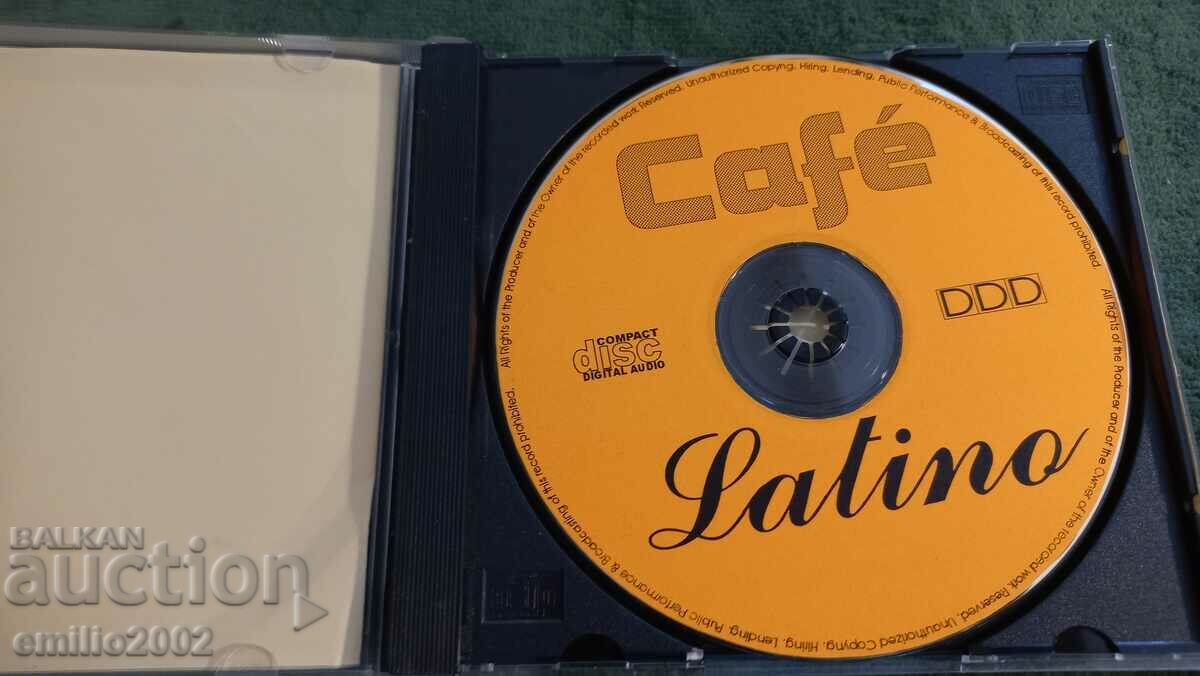 Audio CD Cafe latino with price 2.99 BGN | € 1.53 Audio CD Cafe latino with price 2.99 BGN | € 1.53