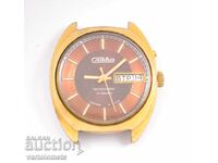 Men's watch SLAVA AUTOMATIC with gold plating - not working