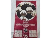 Ημερολόγιο - DFS Lokomotiv Sofia 1975