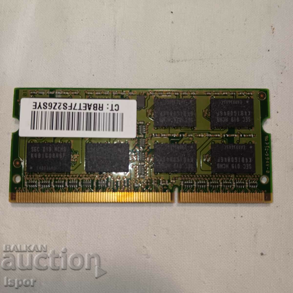 Licitație RAM pentru laptop 2 Gb