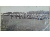 Old photo senior military, priests, liturgy, oath...