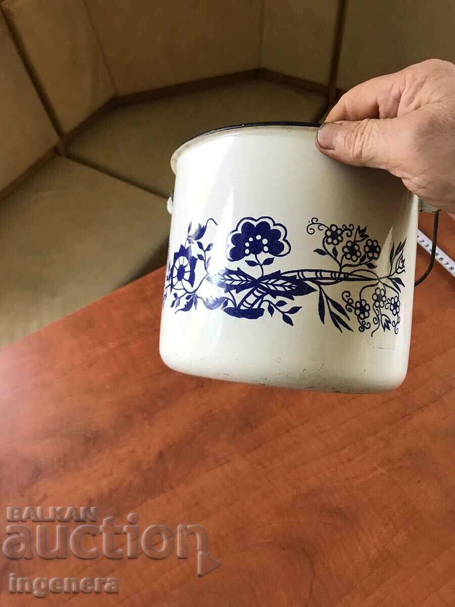 ENAMELED DISH BOILER FROM SOTSA-BULGARIA with price 15.00 BGN | € 7.67 ENAMELED DISH BOILER FROM SOTSA-BULGARIA with price 15.00 BGN | € 7.67