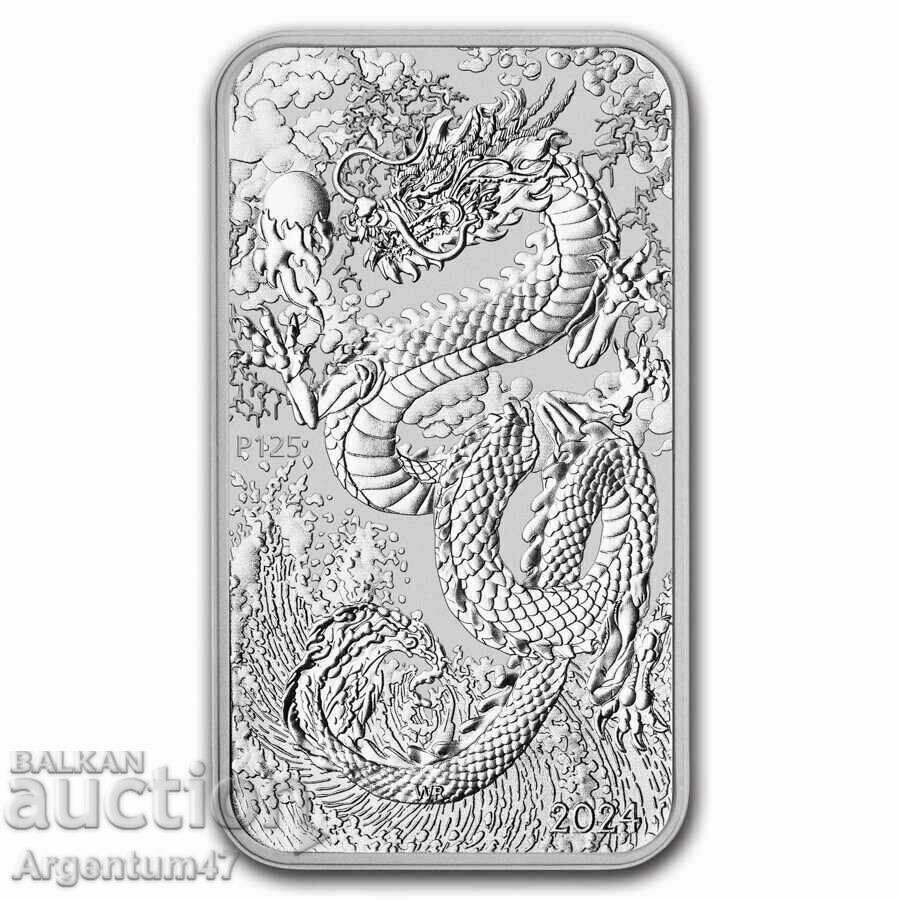 NEW!!! SILVER 1 OZ 2024 AUSTRALIA - DRAGON BULL