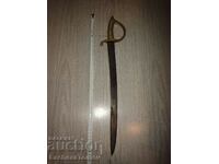 Cleaver France 19th century blade saber rare perfect.