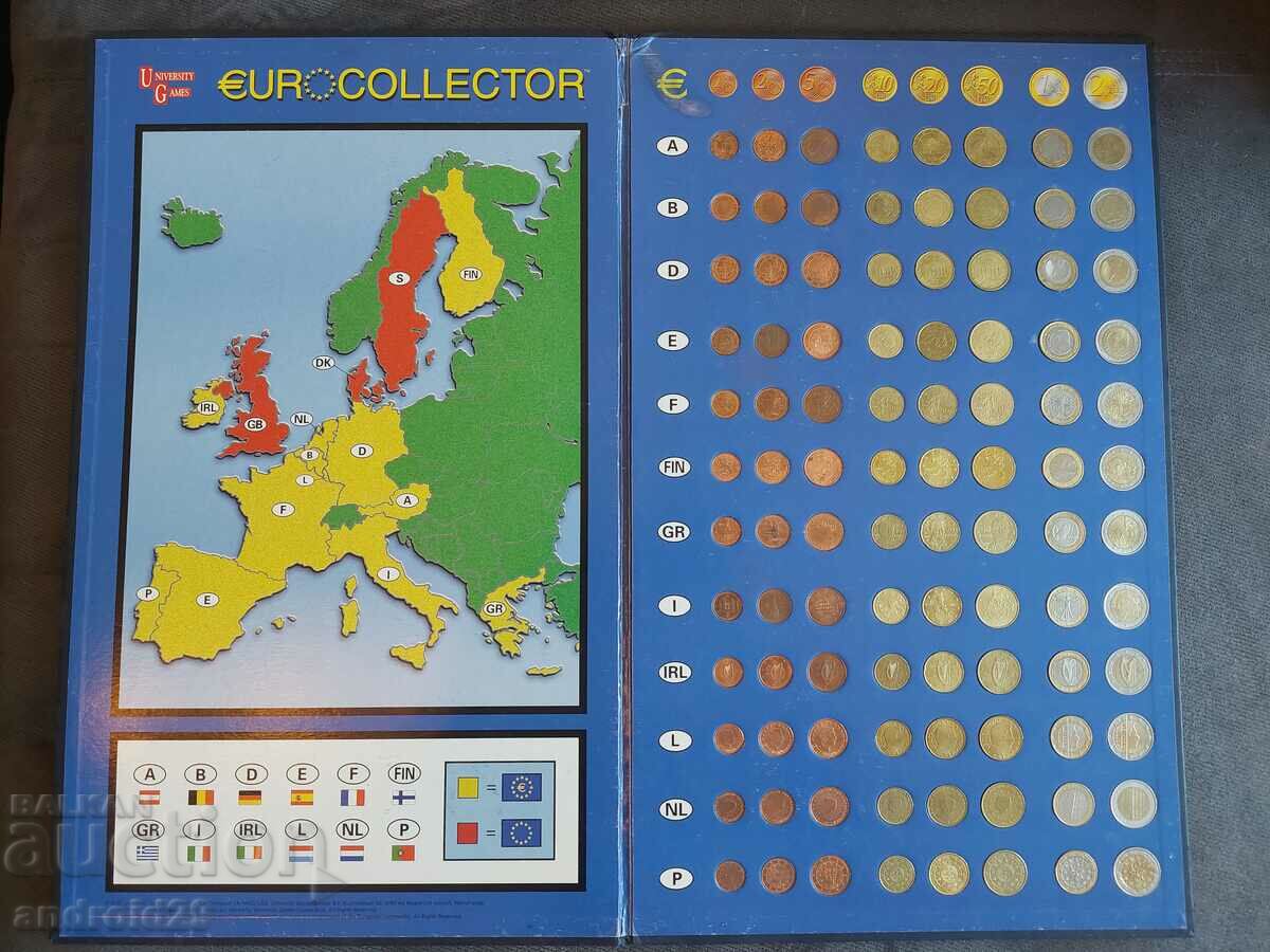 12 Euro sets of (1 cent - 2 Euro), Euro coins, Euro Coins