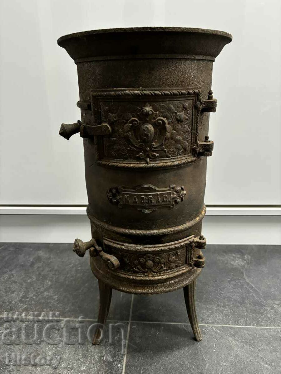 Old cast iron stove