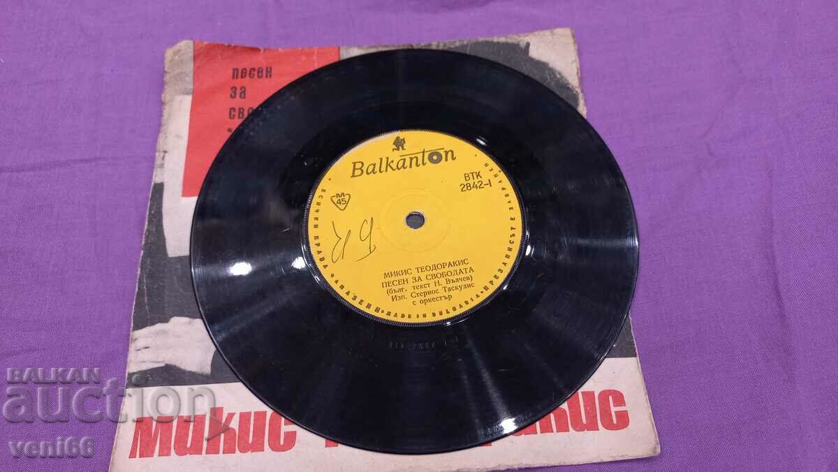 VTK 2842 Mikis Theodorakis with price 1.50 BGN | € 0.77 VTK 2842 Mikis Theodorakis with price 1.50 BGN | € 0.77