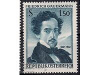 Αυστρία-1962-100 χρόνια από τον θάνατο του Fr Hauermann-καλλιτέχνης, MNH