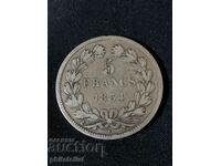 France 1834 A - 5 francs - Silver coin