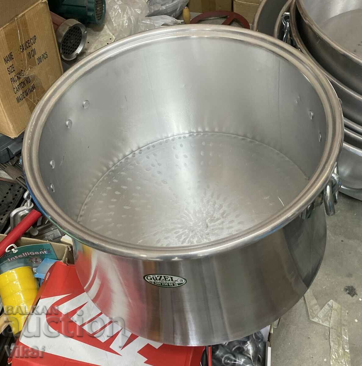 Aluminum /Arabian/ cauldron 115 l. with price 160.00 BGN | € 81.81