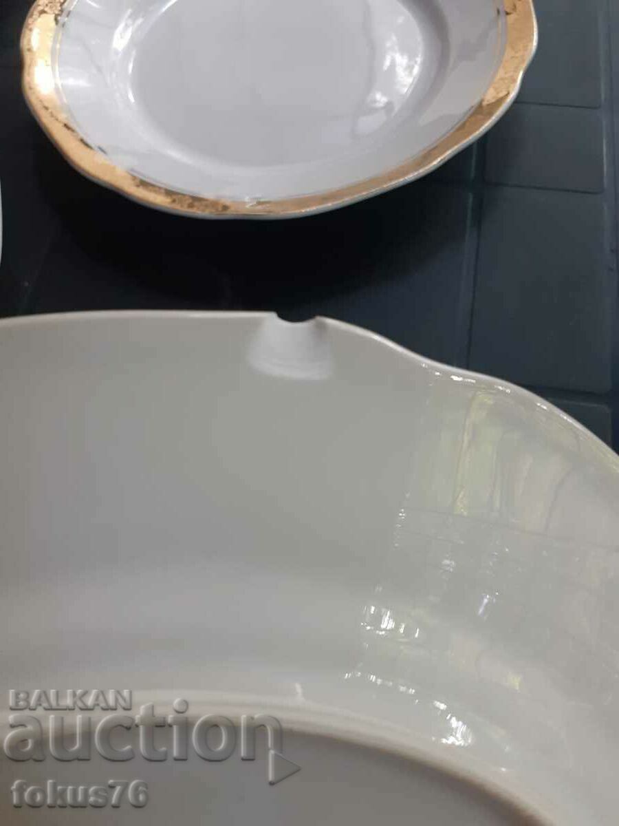 Bulgarian porcelain Kitka Novi Pazar large plates 6 pcs. - 6 Bulgarian porcelain Kitka Novi Pazar large plates 6 pcs. - 6