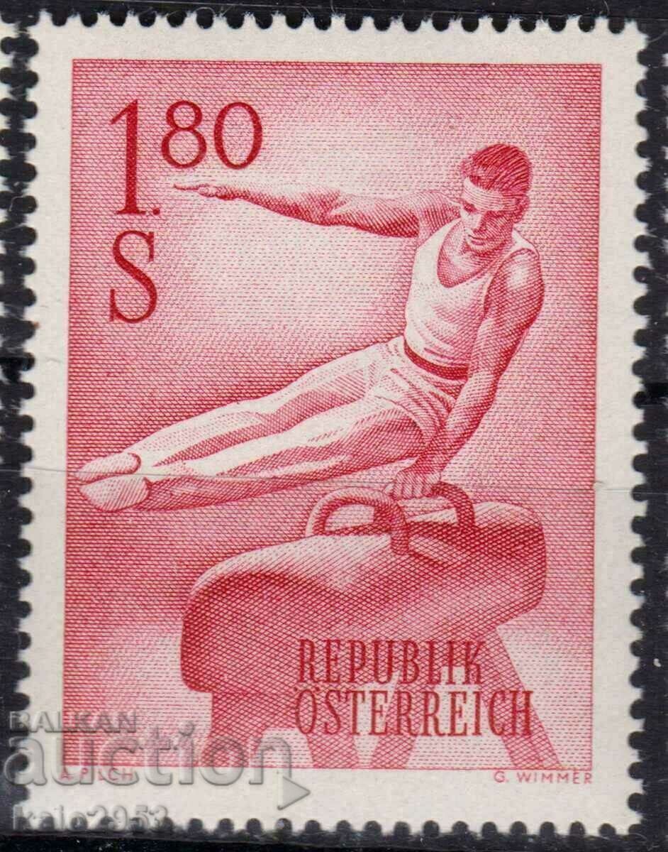 Austria-1962-Sports-Gymnastics-Horse with bracelets, MNH